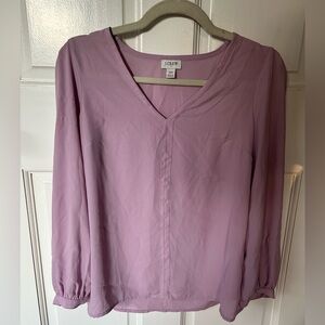 J crew lavender long sleeve